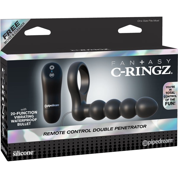 Fantasy C-ringz Remote Double Penetrator