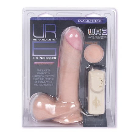 The-Realistic-Cock-ULTRASKYN-Vibrating-6in-White