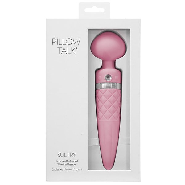 PILLOW TALK SULTRY ROTATING WAND PINK