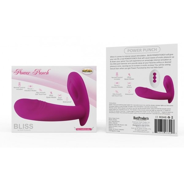 BLISS POWER PUNCH THRUSTING VIBE 10 FUNCTIONS