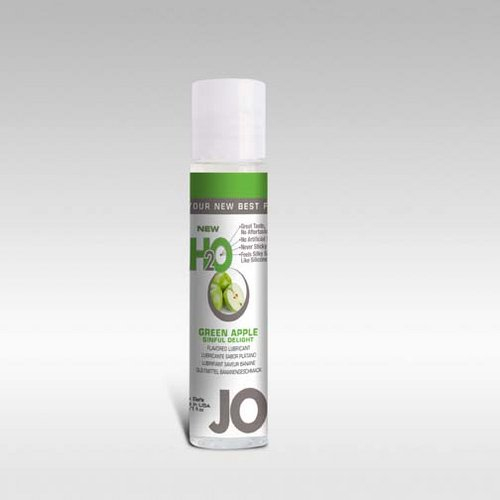 Jo-Green-Apple-H20-1oz-Flavored-Lubricant