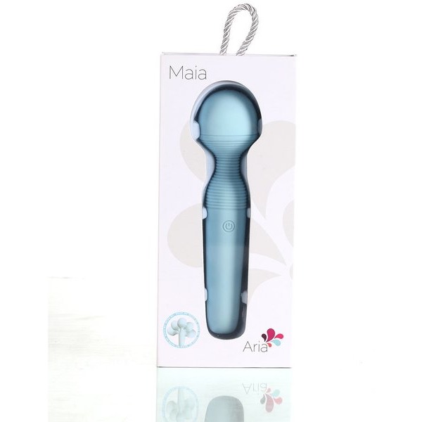 ARIA BENDABLE VIBRATING WAND TEAL RECHARGEABLE